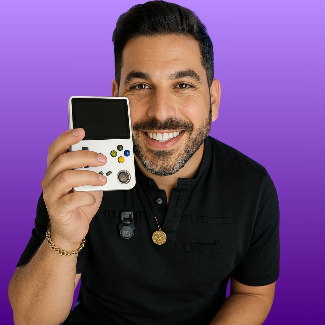 רטרופליי-קונסולה 64GB עם 20,000 משחקים נוסטלגים